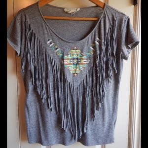 Tribal Top with Fringe