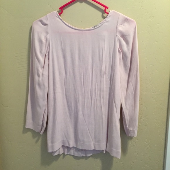 Blush pink blouse