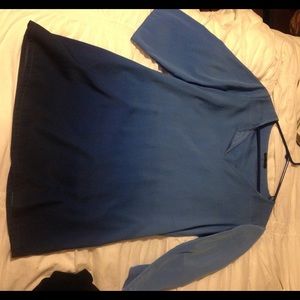 Ombré long sleeve dress