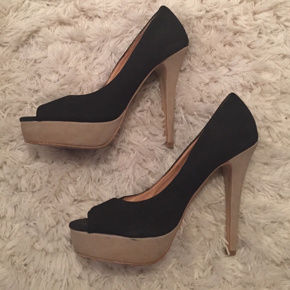 COLOR BLOCK HEEL - Picture 2 of 2