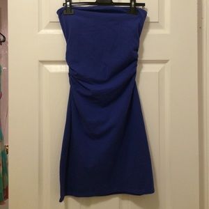 VS bra top tube dress... Size XS. Color is cobalt