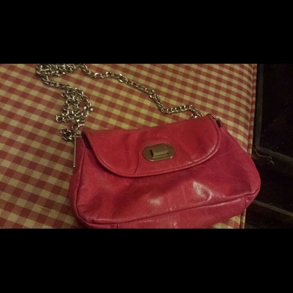 Pink mischka purse