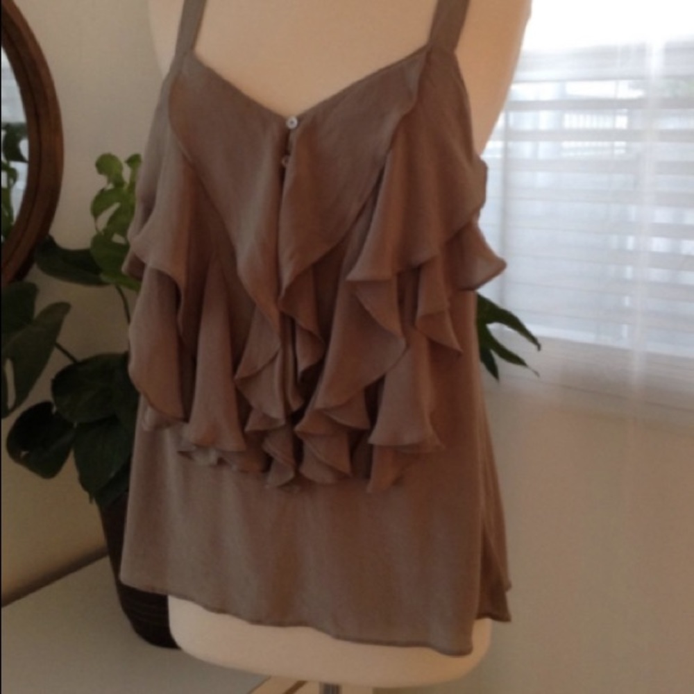 Anthropologie 100% silk top