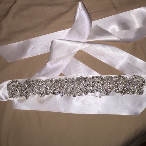 Rhinestone Bridal wedding sash