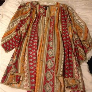 Patterned Kimono, forever21