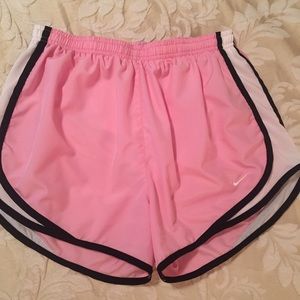 Women's pink athletic/ running shorts.