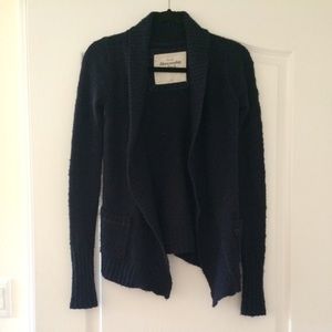 Abercrombie Dark Blue Open Sweater Size XS