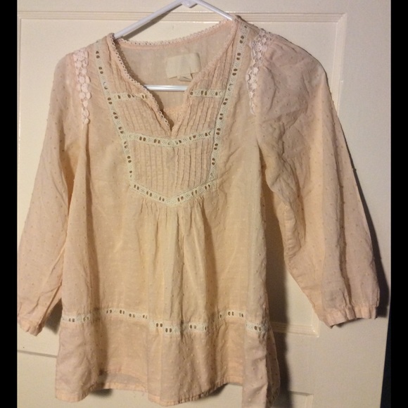 Super cute boho lace hippie top