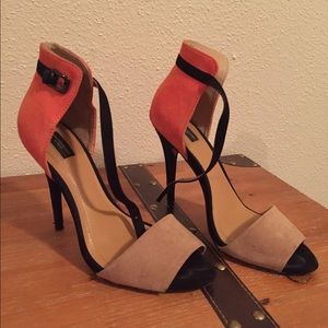 Color Block heels