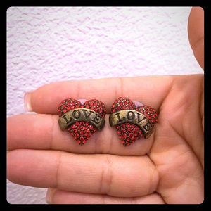 Betsey Johnson inspired ear rings