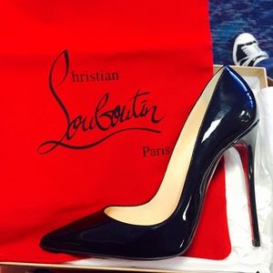 Christian Louboutin 'So Kate' Black Pumps