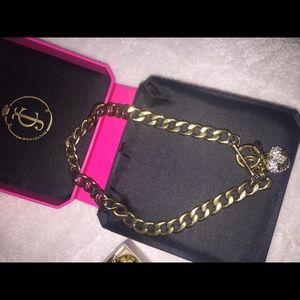 Gently worn Juicy Couture Choker Chain necklace