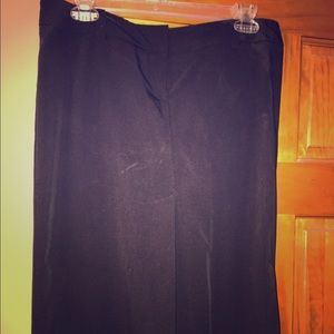 Black pencil skirt