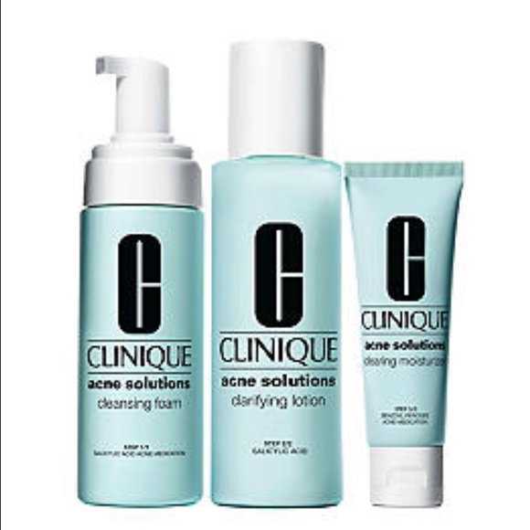 Clinique anti-blemish solutions 3 piece set