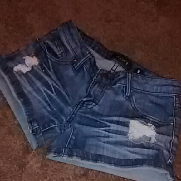 Destroyed Ripped Shorts