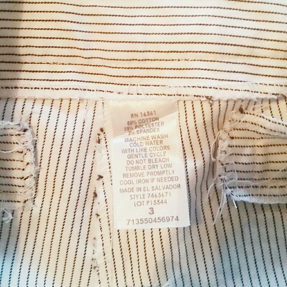 Striped  Capri - Picture 3 of 3