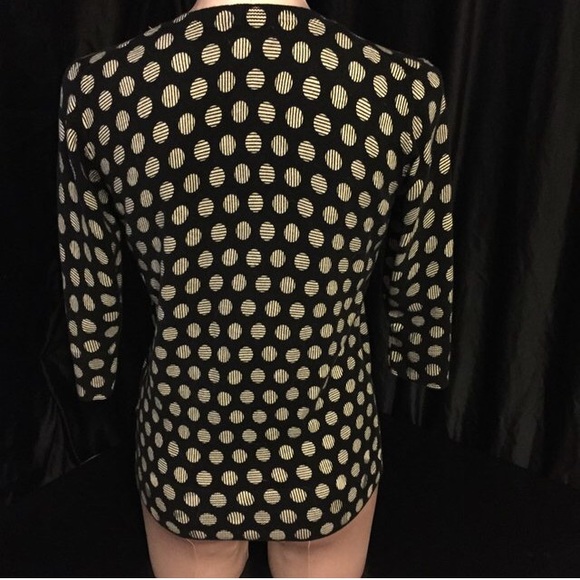 Dot design cardigan. - Picture 2 of 3