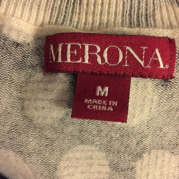 Dot design cardigan. - Picture 3 of 3