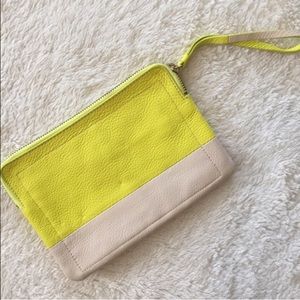 GAP yellow clutch.