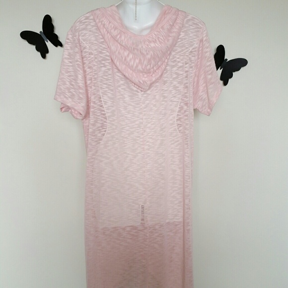 *SOLD* Poof Extreme Hi-lo Hooded Drape Front Top - Picture 3 of 3