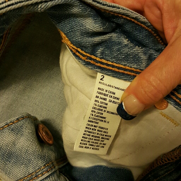 Great ripped light washed jeans! - Picture 3 of 4