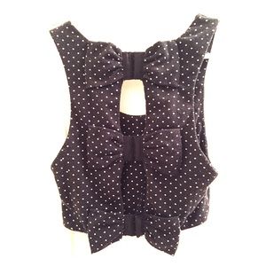Urban Outfitters polka dot crop top