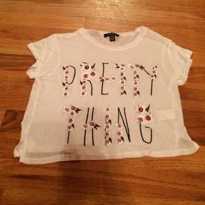 White "pretty thing" shirt