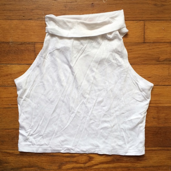 Love Culture Tops - High neck crop top- brand new- soft and stretchy
