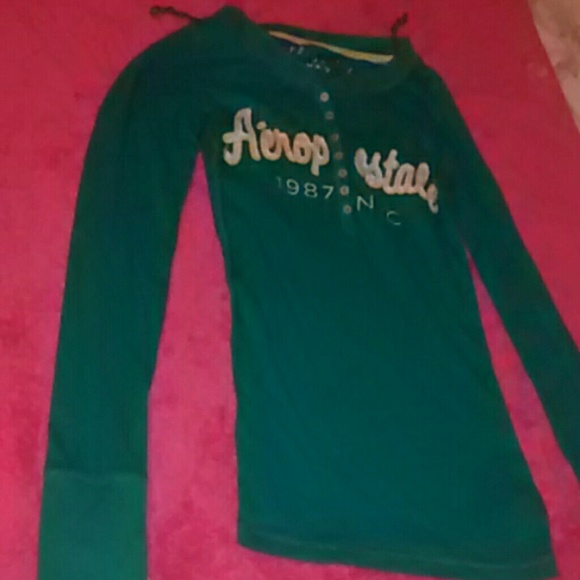Turquoise Aeropostale Shirt