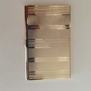 Coach Gold card holder