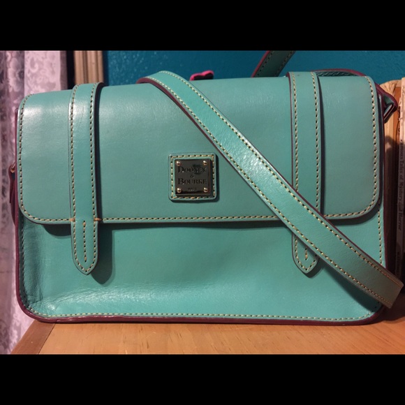 Dooney and Bourke turquoise cross body
