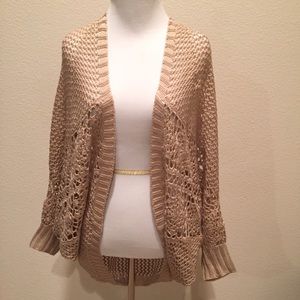 Oversized Dolman sleeve crochet sweater