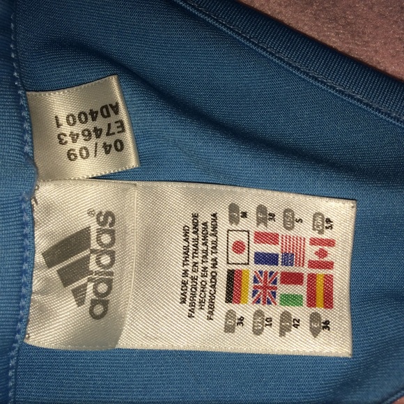 Light Blue Adidas Sports Bra - Picture 2 of 3