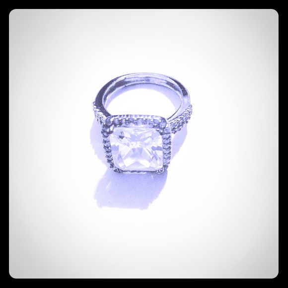 925 cz silver ring