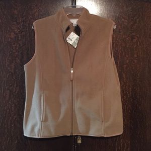 Fleece Beige Vest