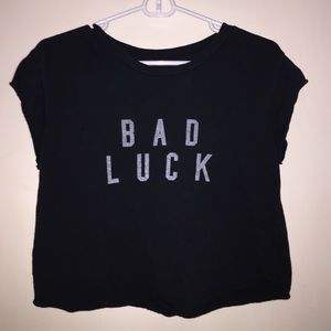 "Bad luck" top from brandy Melville