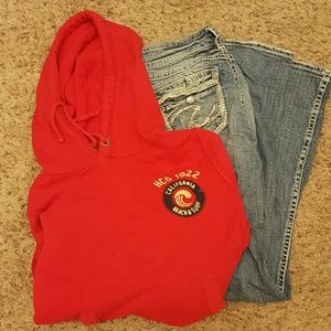Red Hollister Sweatshirt