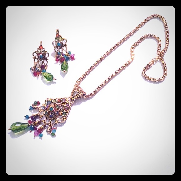 Indian/Pakistani necklace and earrings set