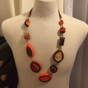 chicos Orange necklace