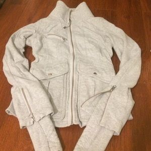 Lululemon heather gray zip up jacket