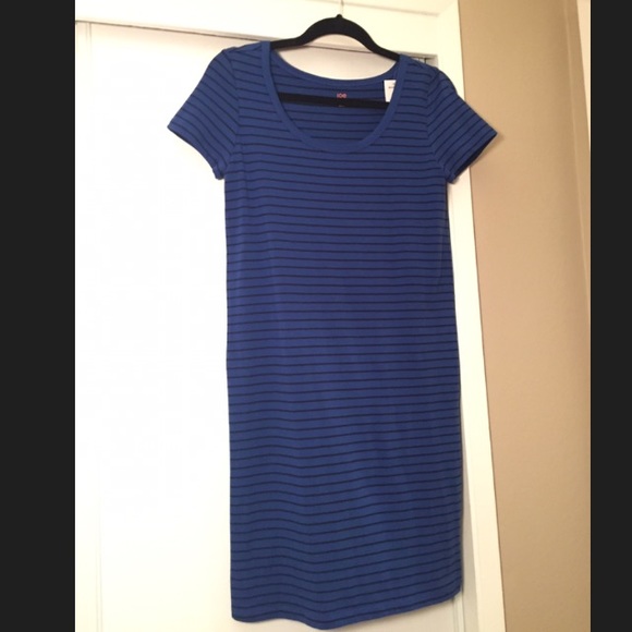 Blue/Black Stripe Dress