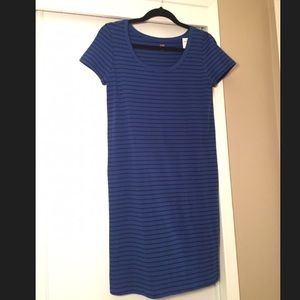 Blue/Black Stripe Dress