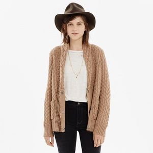 Madewell Shawl-Collar Snap Cardi