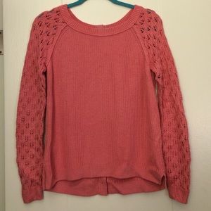 Pull Over Sweater w/ detailed back
