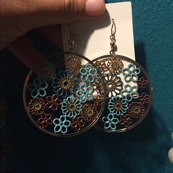 Flower earrings (3 for $5)