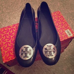 Black Jelly Tory Burch Flat