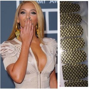 🐝BEYONCE Inspired Set of 3 Metallic Nail Decals!