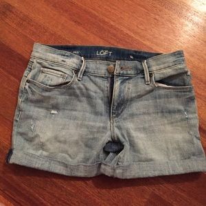 LOFT jean shorts