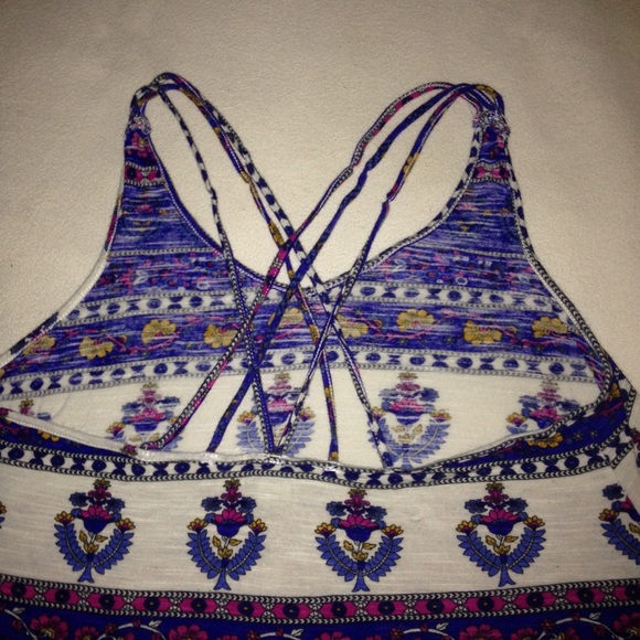 Cute Printed Flowey Racer Tank-Top ! - Picture 3 of 3