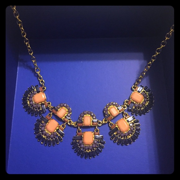 Multi colored Art Deco style necklace